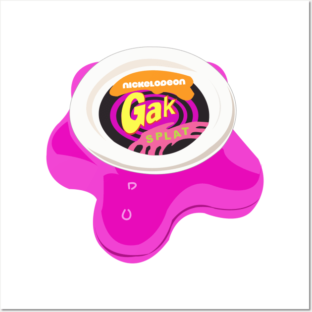 Pink Gak Wall Art by TeeOurGuest